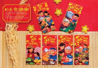 BAO LÌ XÌ VIỆT ĐỘC QUYỀN GIẤY KRAFT