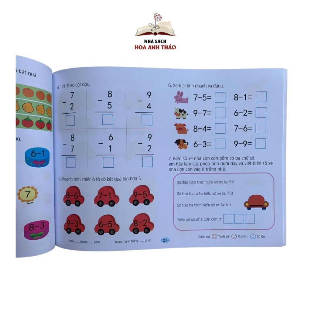 Sách - Toán tiền tiểu học - Trang bị kiến thức cho trẻ trước khi vào lớp 1 ( Bộ gồm 2 cuốn)