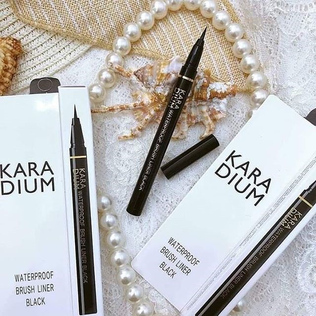 Kẻ mắt dạ không lem không trôi Karadium Waterproof Brush Liner Black | BigBuy360 - bigbuy360.vn