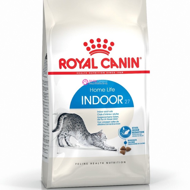 Thức ăn meo Royal canin indoor 400g va 2 kg