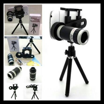 Ống Kính Tele 5l1w Zoom 8 Hp + Giá Đỡ Tripod / U / Telezom Lens L44s