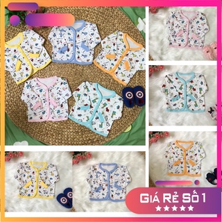 Áo khoác sơ sinh không nón cho bé trai, bé gái từ sơ sinh đến 8kg