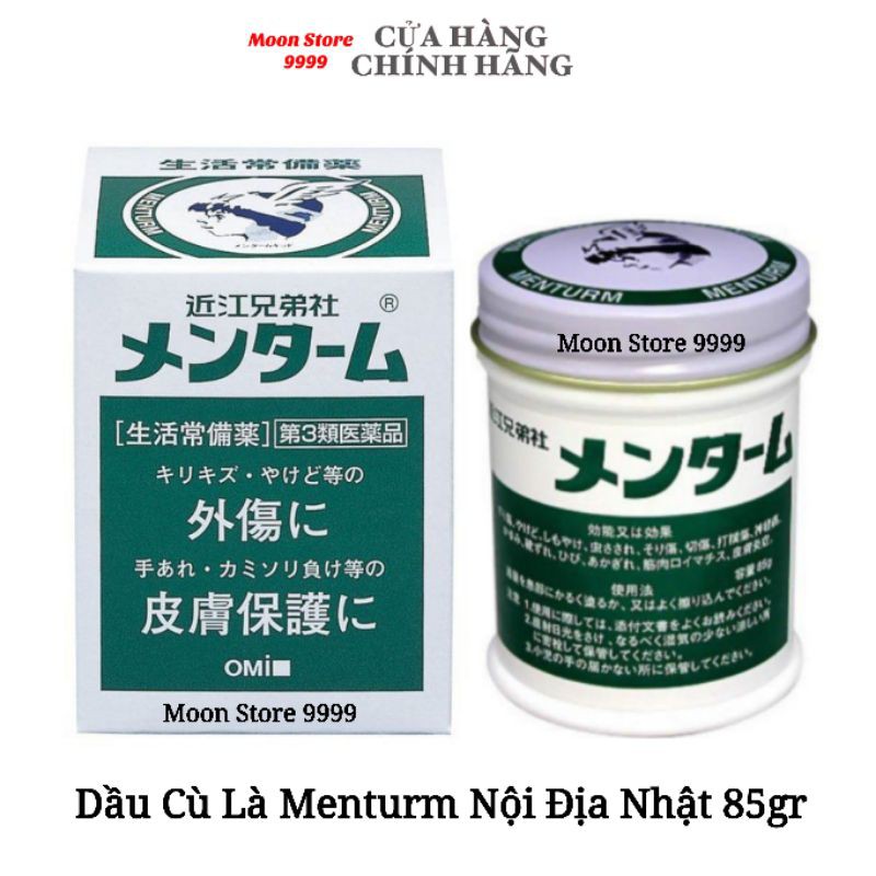 Dầu Xoa bóp Menturm Nhật Bản 85gr - Dầu cù là Nhật Bản