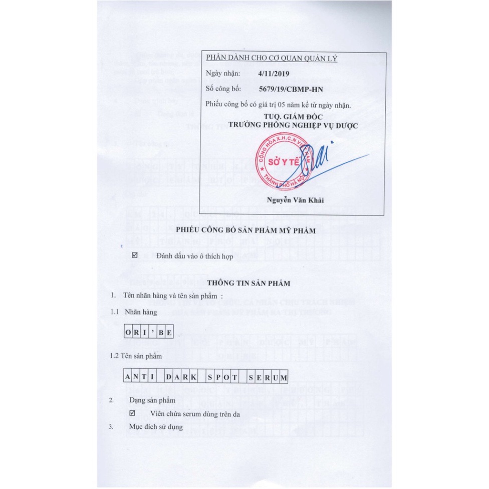 [Chính hãng] Viên Serum Oribe - Giúp mờ nám, trắng da. Cải thiện da khô nhăn (Hộp 36 Viên)