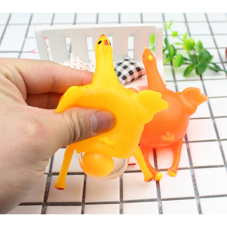 Móc khóa gà đẻ trứng hàng đẹp - Móc chìa khóa gà silicon