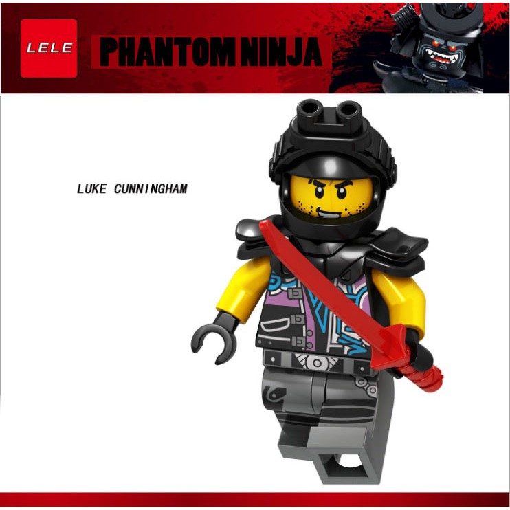 Minifigures nhân vật nonlego bộ THE ONI MASK