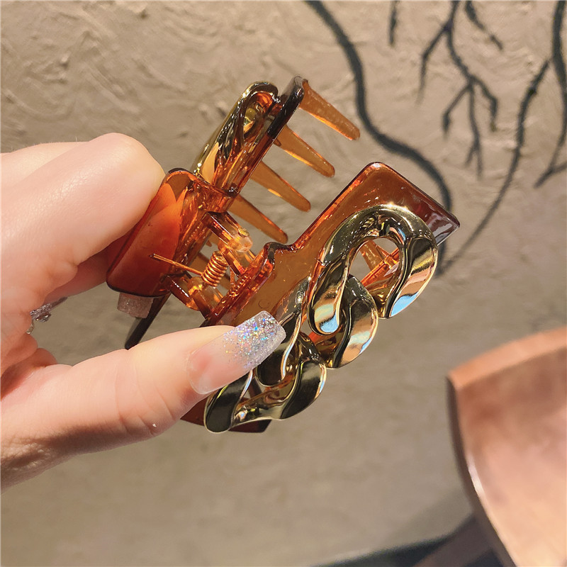 Kẹp Tóc Kim Loại Phong Cách Hàn Quốc 2021 Cho Nữ