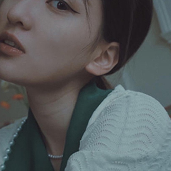 Áo thun ZHELIHANGFEI polo dệt kim thêu họa tiết ác quỷ / cherry phối màu sắc ngọc trai xinh xắn