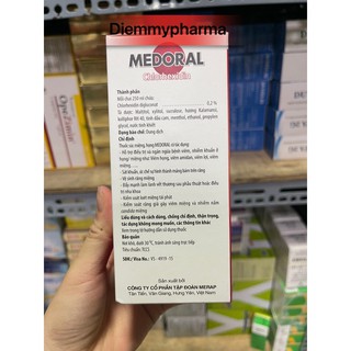 Nước xúc miệng MEDORAL 250ml