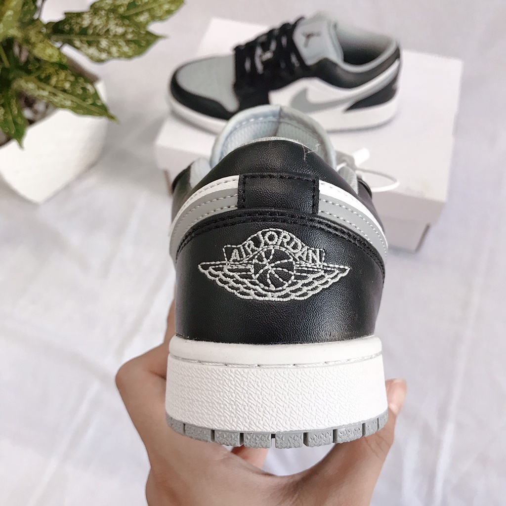 Giày Jordan Cổ Thấp, Giày JD Ghi Đen Xám Hàng Cao Câp Full Box + Bill | BigBuy360 - bigbuy360.vn