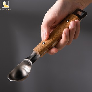 Muỗng Múc Kem Viên Bằng Thép Không Gỉ 430 Độ