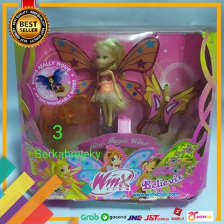 Promo mô hình búp bê ma thuật winx club mini dễ thương