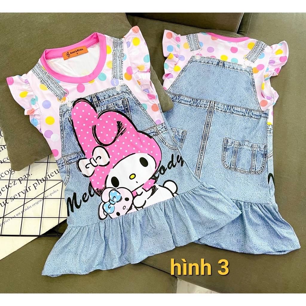 Siêu phẩm đầm giả yếm cho bé gái - Váy trẻ em