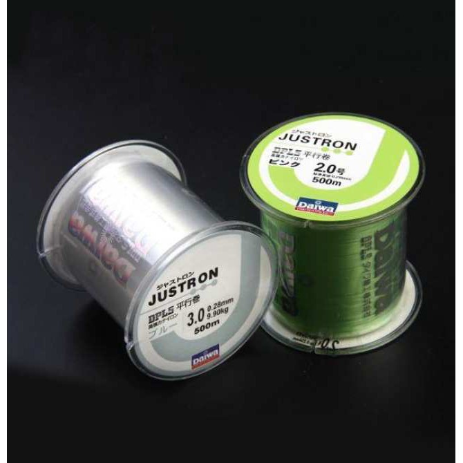 Dây Cước Câu Cá Siêu Bền Daiwa Justron Dài 500m  – Dây Cước Câu Cá Nhật Bản