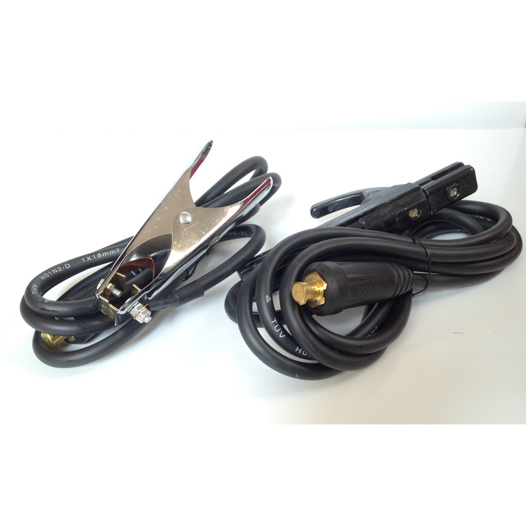 Bộ dây kềm hàn 4m+ kẹp mass 2m, rắc cắm 35-50