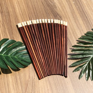Bộ đũa gỗ trắc DandiHome cao cấp (Có lựa chọn 10 đôi và 5 đôi)