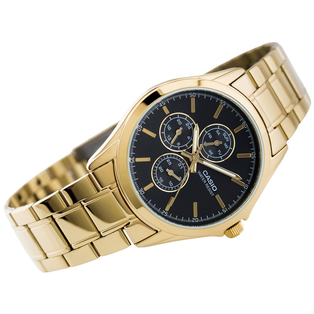 Đồng hồ nam dây kim loại Casio Standard chính hãng Anh Khuê MTP-V302G-1AUDF (39mm)