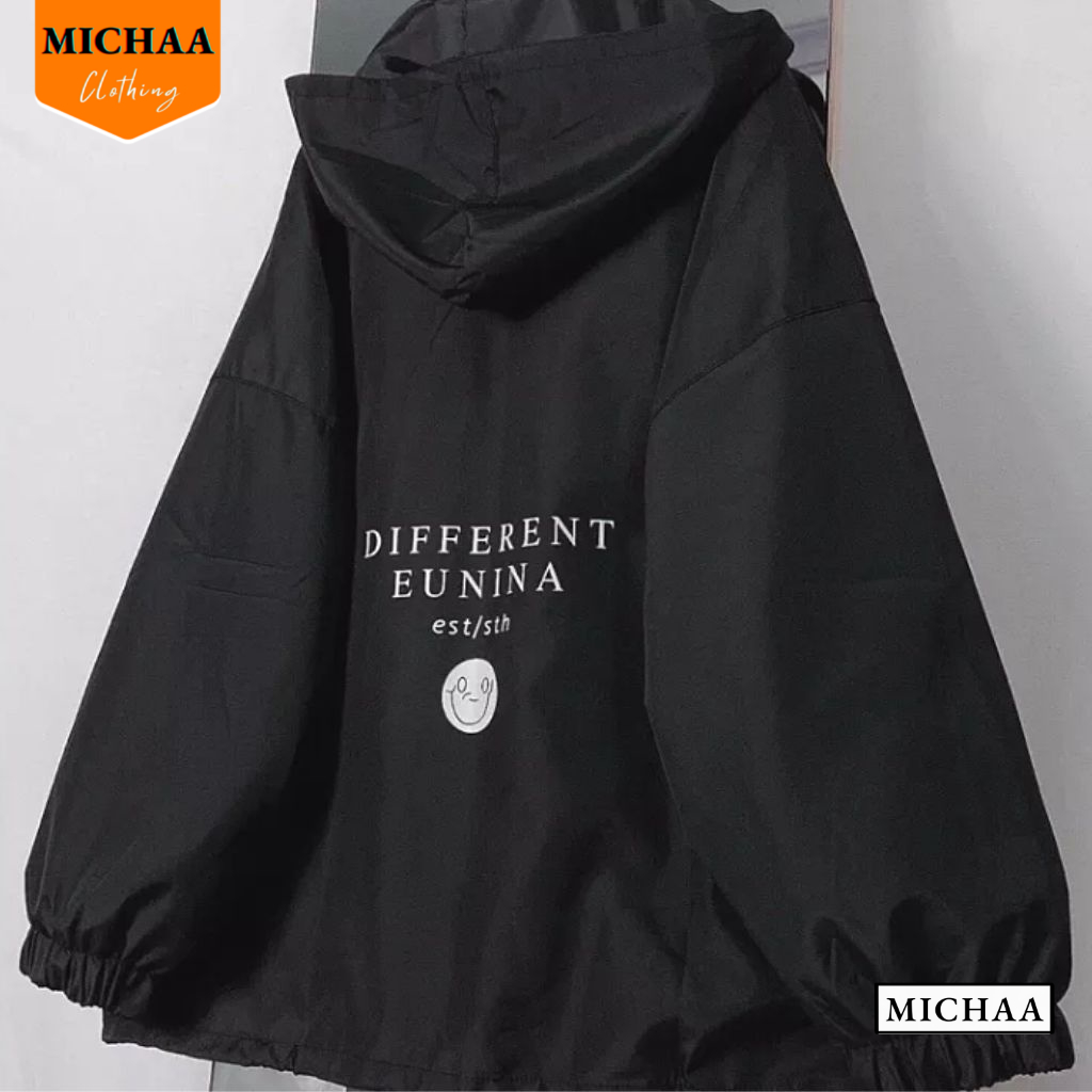 Áo Khoác Bomber Dù DIFFERENT Nam Nữ Form Rộng 2 Lớp, Áo Khoác Ulzzang Unisex Thời Trang - MICHAA AKD80
