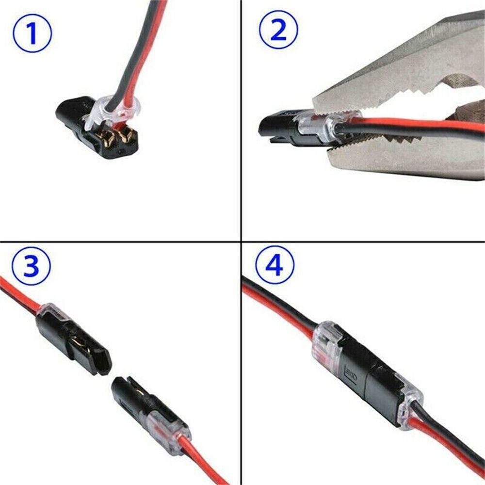 Đầu Nối Dây Điện 2 Pin 12V Chống Thấm Nước