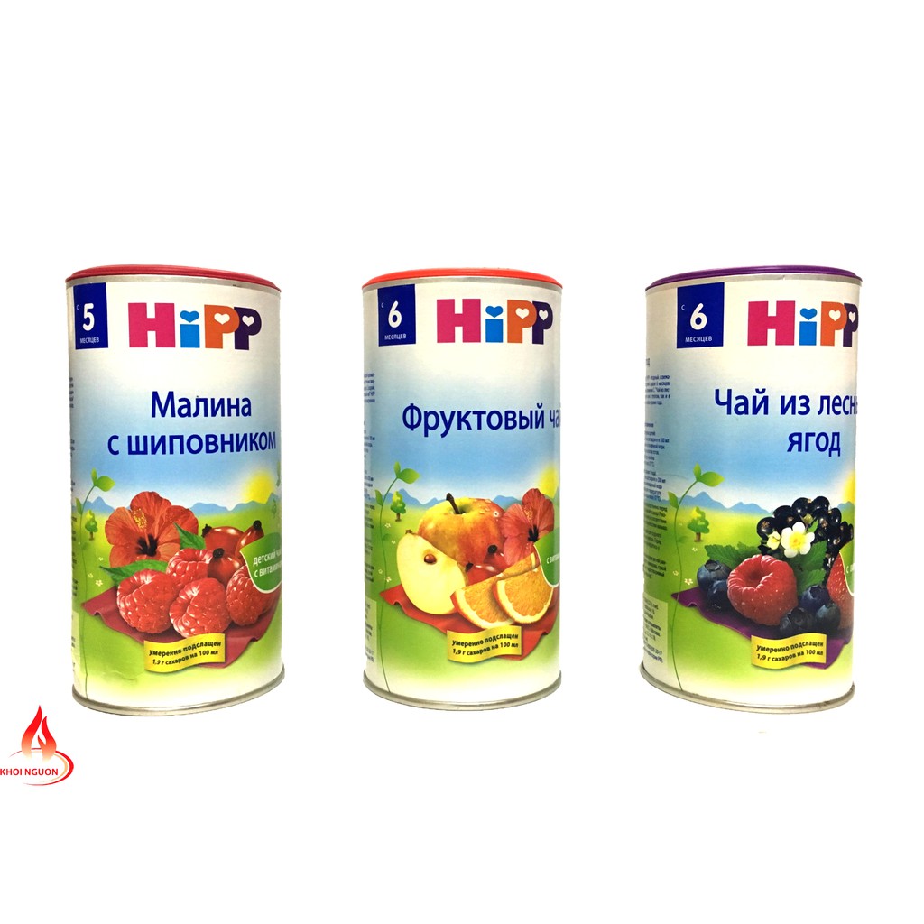 Trà Hipp vị hoa quả 200gr - Hàng xách tay Nga