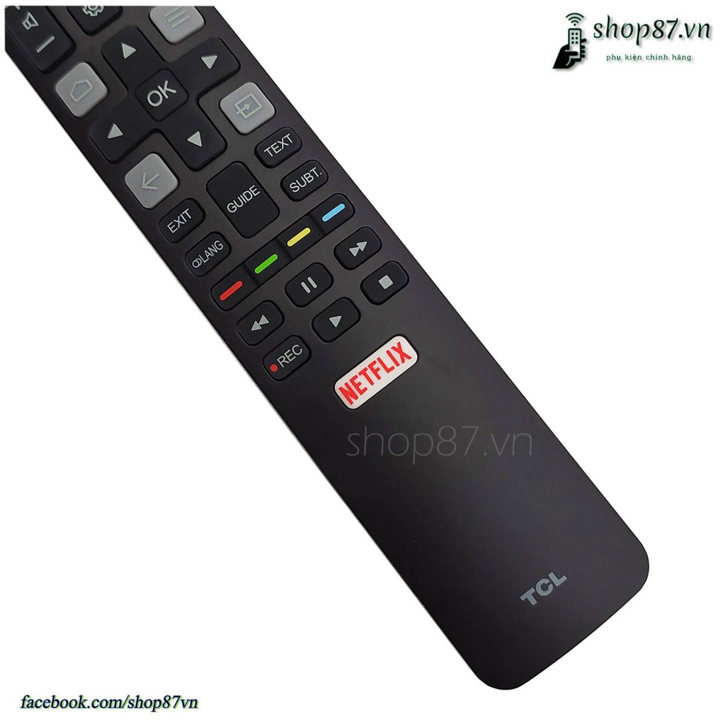 Điều khiển tv TCL smart 4K  chính hãng RC802N YAI1