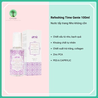 Nước tẩy trang Nho Genie - KHÔNG Cồn - KHÔNG Dầu Khoáng - KHÔNG Bào Mòn 100ml