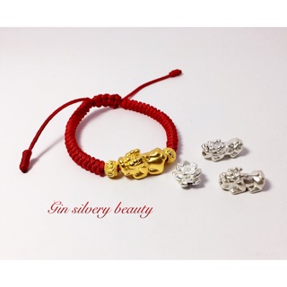 ✨✨Vòng chỉ đỏ charm tì hưu - Hút tài vận và may mắn đến trong tay bạn✨✨