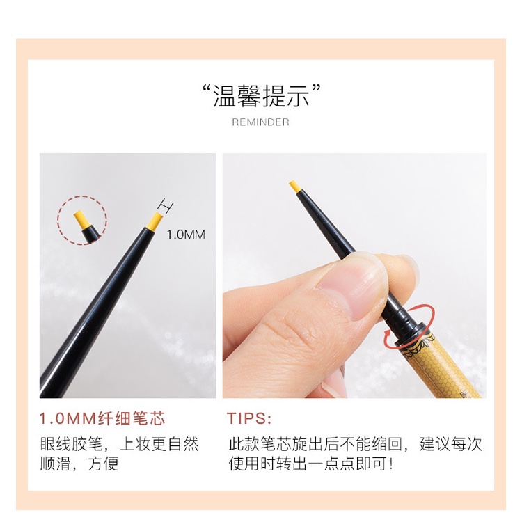 Bút Kẻ Mắt Dạng gel Chống Thấm Nước Với 9 Màu Lựa Chọn Độc Đáo