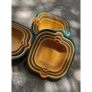 bộ 3 rổ kèm 3 chậu (set 6 chiếc)
