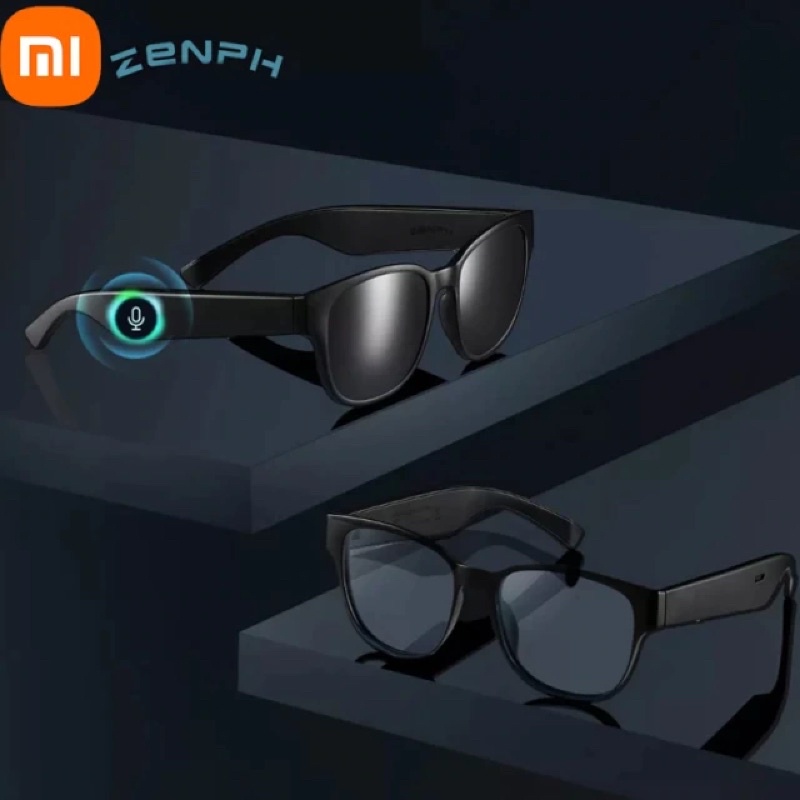 Mắt kính thông minh chống ánh sáng xanh, tia UV, tích hợp tai nghe định hướng