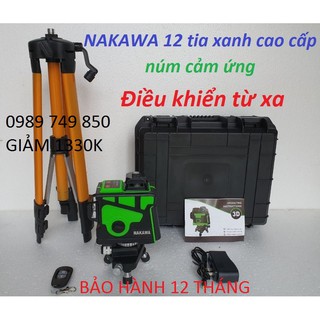 Máy cân mực cao cấp nakawa tia laser 3d -12 tia tia xanh