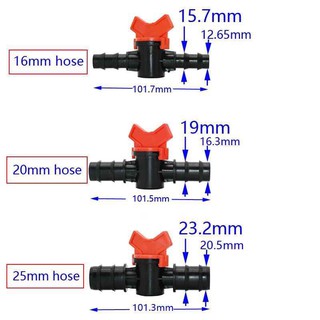 Combo 10 VAN KHÓA NỐI ỐNG LDPE 16-20MM Tưới Cây