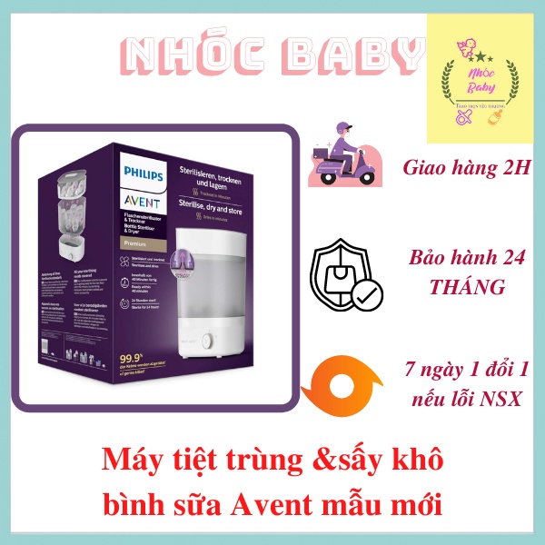 Máy tiệt trùng sấy khô Avent 3 in 1 phiên bản 2.0