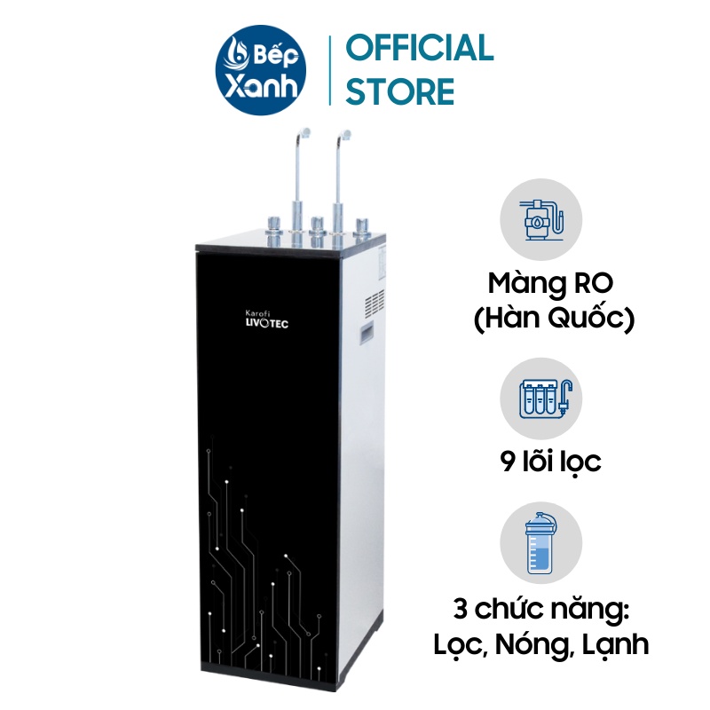 [FREESHIP HCM] Máy Lọc Nước Nóng Lạnh Karofi Livotec 612 - 9 Lõi Lọc - Bảo Hành 3 Năm