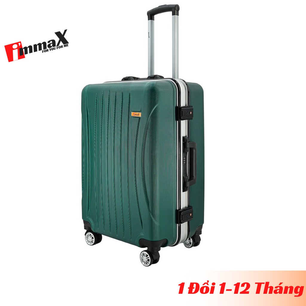 Bộ 2 vali khung nhôm size 20inch + 24inch immaX A15 bảo hành 3 năm chính hãng, 1 đổi 1 trong 12 tháng