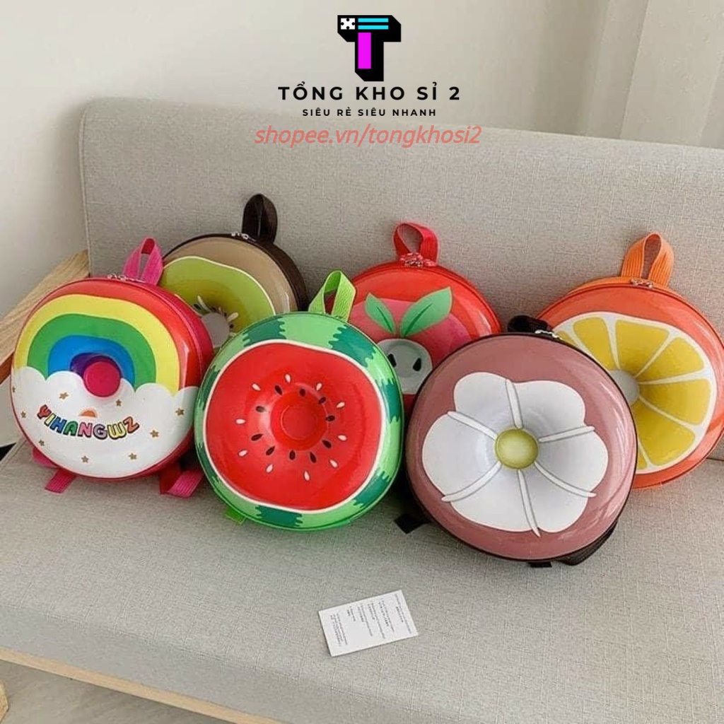 Balo Cho Bé Mẫu Giáo Mầm Non FREESHIP Balo Trẻ Em Bé Trai Bé Gái Nắp Nhựa Hình Chống Nước,Chống Va Đập #balo_đi_hoc