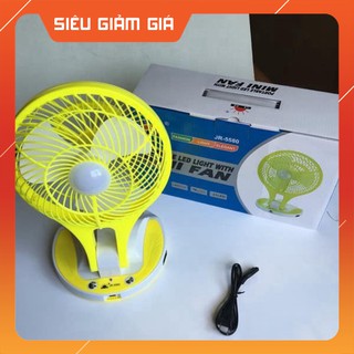 [ RẺ VÔ ĐỊCH ]  Quạt tích điện JR5580 Mini