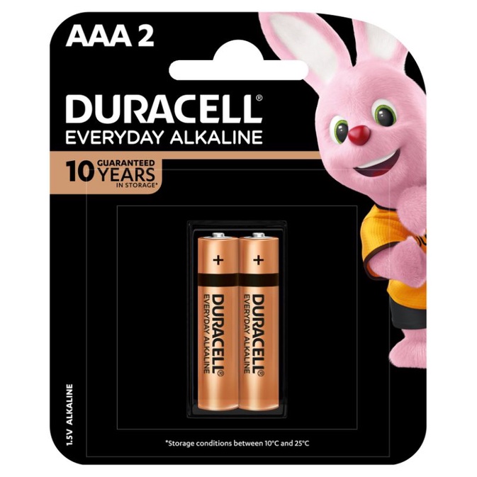 Pin Kiềm Duracell Everyday AAA vỉ 2 viên