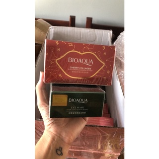 Combo 1 nạ mắt + 1 nạ môi bioaqua