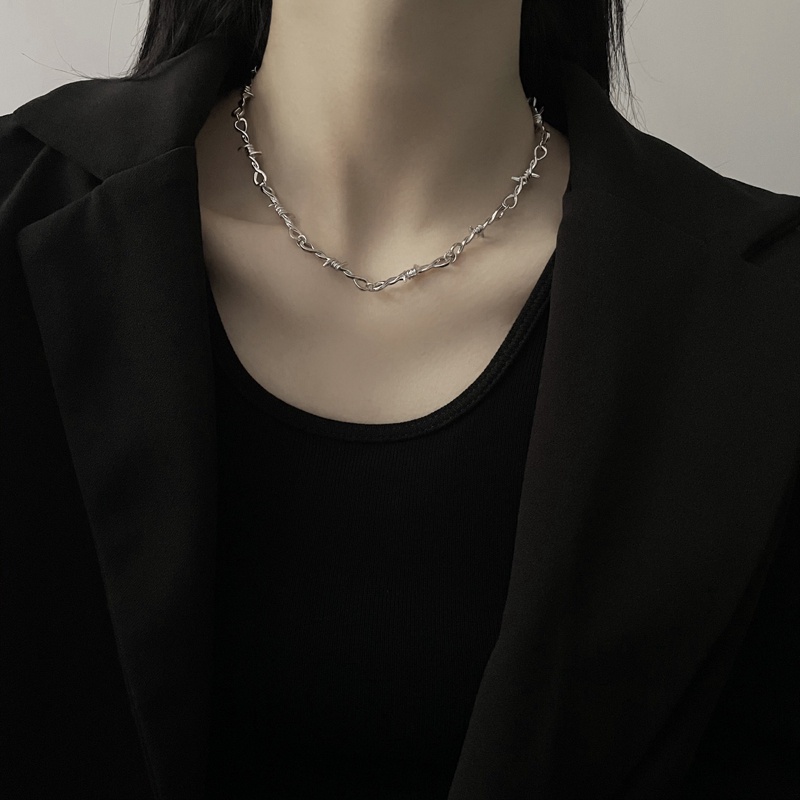 Vòng cổ Gai Phong Cách Hip Hop Đơn Giản Cho Nam Và Nữ