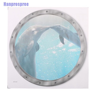 Miếng Dán Tường Trang Trí Hình Cá Heo 3d Hp