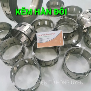 Kẽm đôi mạ niken hàn cell pin (1 mét / 2 mét). Thép đôi 2 hàng chống rỉ loại dày hàn cell pin 18650