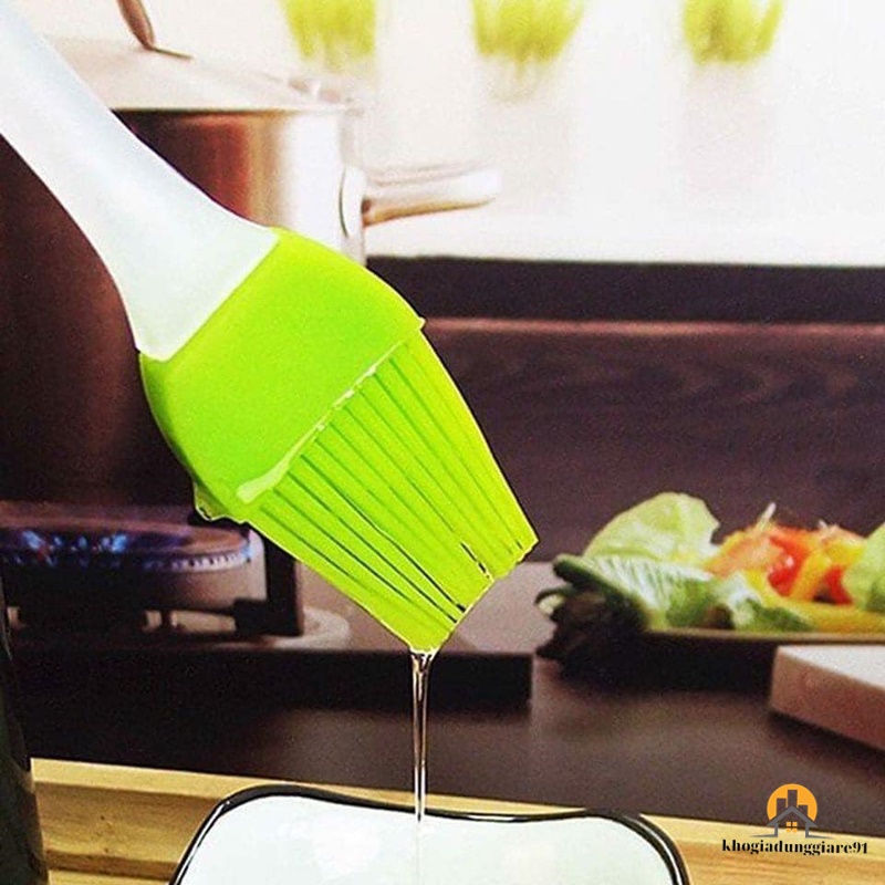 Chổi Silicon QUÉT DẦU Ăn, Cọ Quét Bơ Ướp Gia Vị- Chổi Phết Mỡ Chịu Nhiệt Độ Cao, Ướp Đồ Nướng, Mặt Bánh