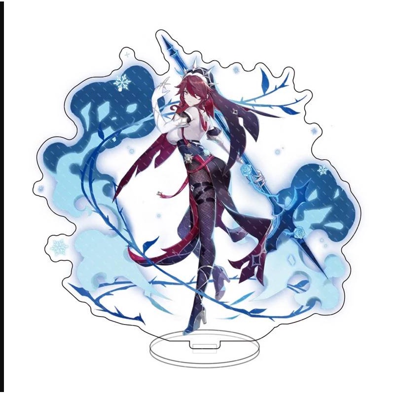 Mô Hình Standee GENSHIN IMPACT Chất liệu Acrylic trang trí góc học tập bàn làm việc kích thước 15CM