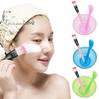 Bộ dụng cụ làm mặt nạ đắp mặt gồm tô cọ và cây khuấy tiện lợi