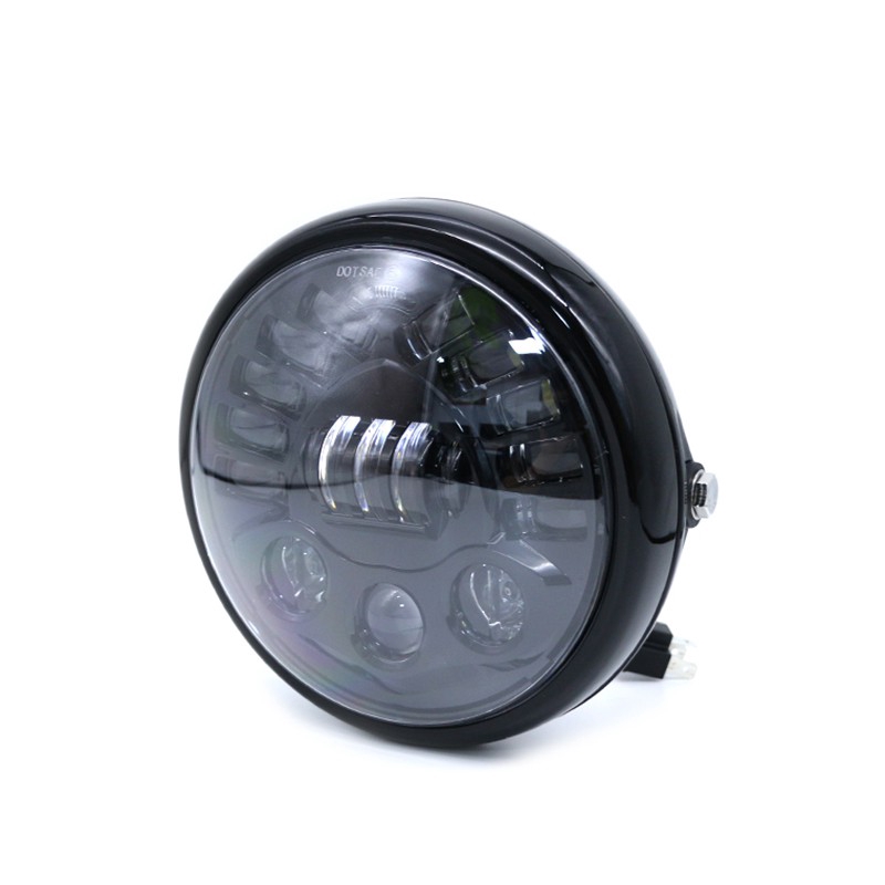Mới Đèn Pha LED 7 Inch Cho Xe Mô Tô Harley Davidson YAMAHA BMW Cafe Racer