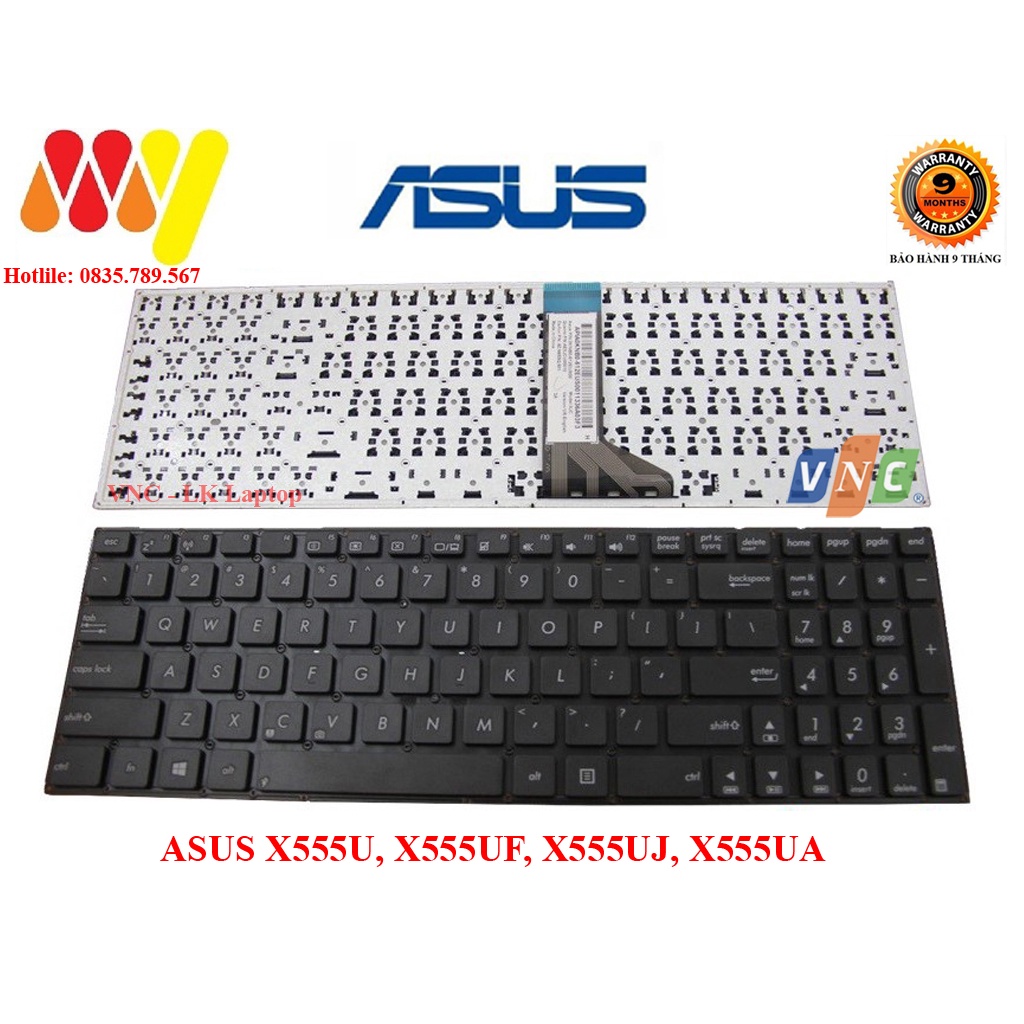 Bàn phím laptop Asus X555U X555UF X555UJ X555UA Keyboard NEW