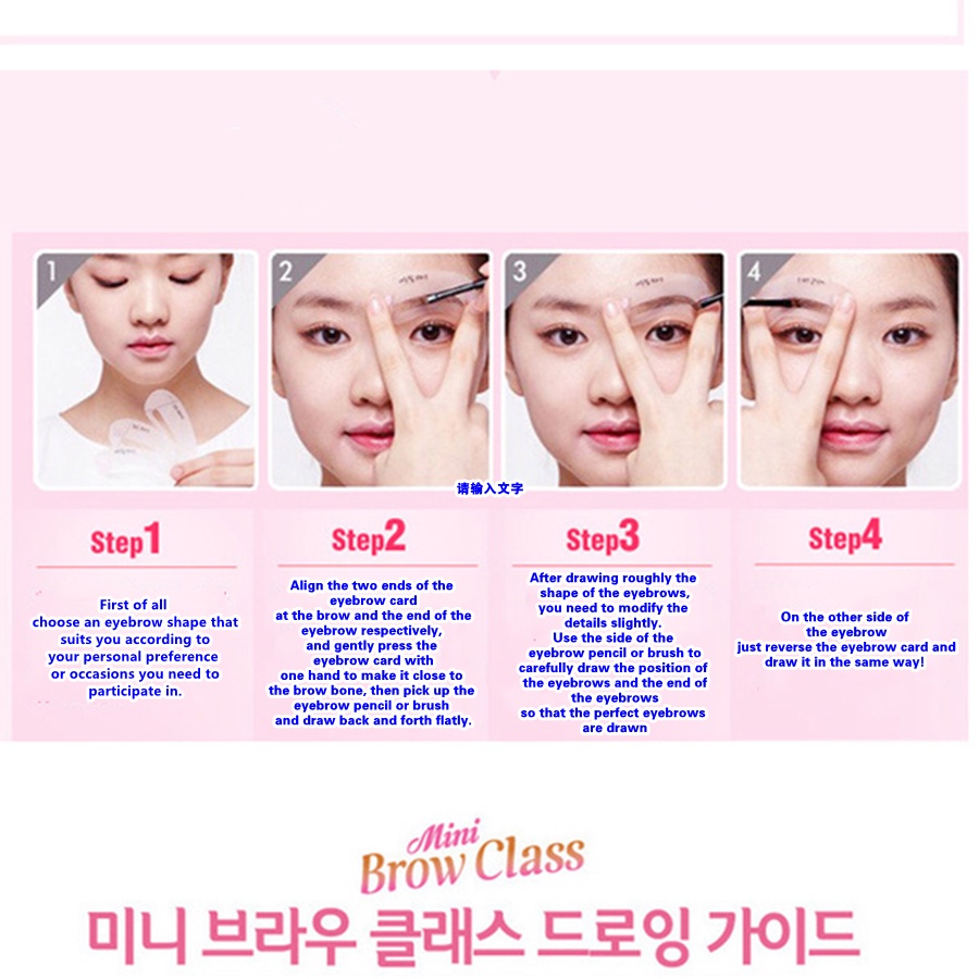 [Hàng mới về] Set 3/10 khuôn Kẻ Mày /Vẽ Lông Mày Cầm Tay miếng dán lông mày/Có Thể Tái Sử Dụng Cho Người Mới Bắt Đầu mới tập trang điểm