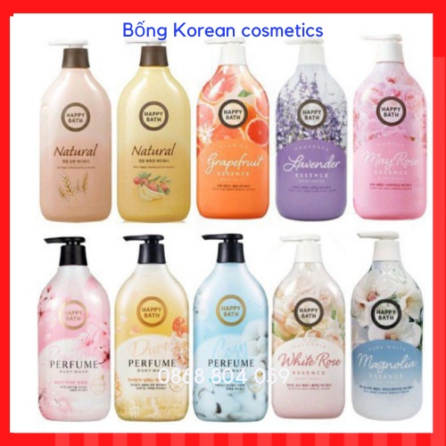 Sữa tắm Happy Bath Hàn Quốc 900ml