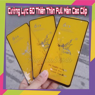 Kính Cường Lực Full Màn 6D Thiên Thần Cao Cấp Redmi Note 9s / Note 9 pro / Note 9 pro max